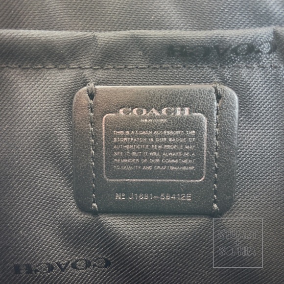 NWT Small Coach Haircalf Leather Nolita 58412 Mini Bag with Wristlet Strap - Picture 8 of 12